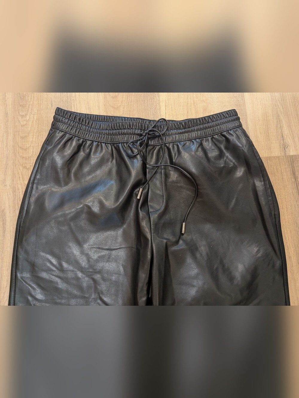 Dex Black Faux Leather Straight Leg Pants - Picture 3 of 8